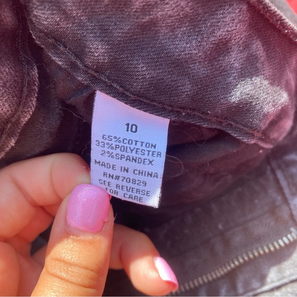 Rue 21 distressed black skinny jeans size:10 - Picture 3 of 5